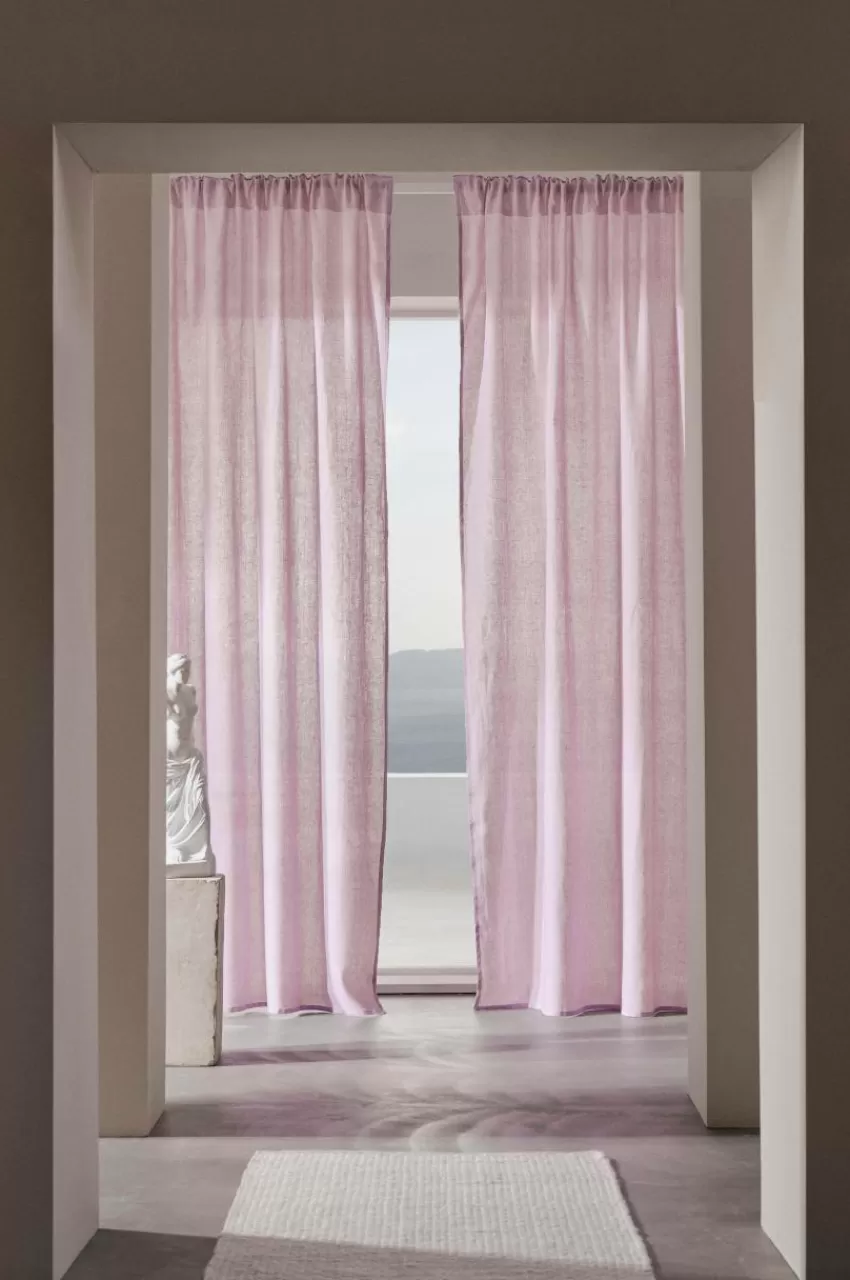 Linnegardiner | Multifunktionsgardiner*Jotex MEJA Multifunktionsgardin 2-pack Syrenlila