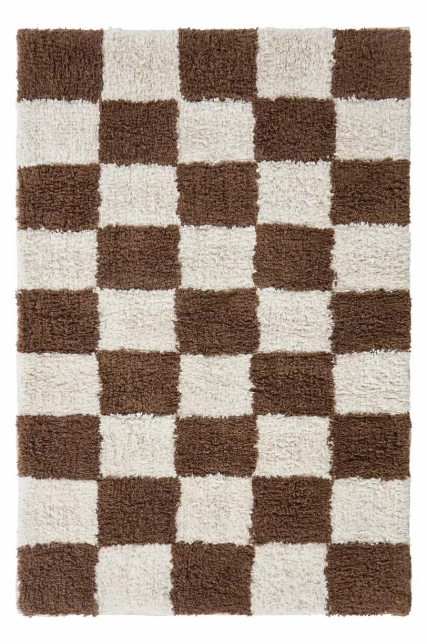 Badrumsmattor | Badrumsmattor*Jotex MELA Badrumsmatta Ekologisk 60x90 Cm Brun/naturvit