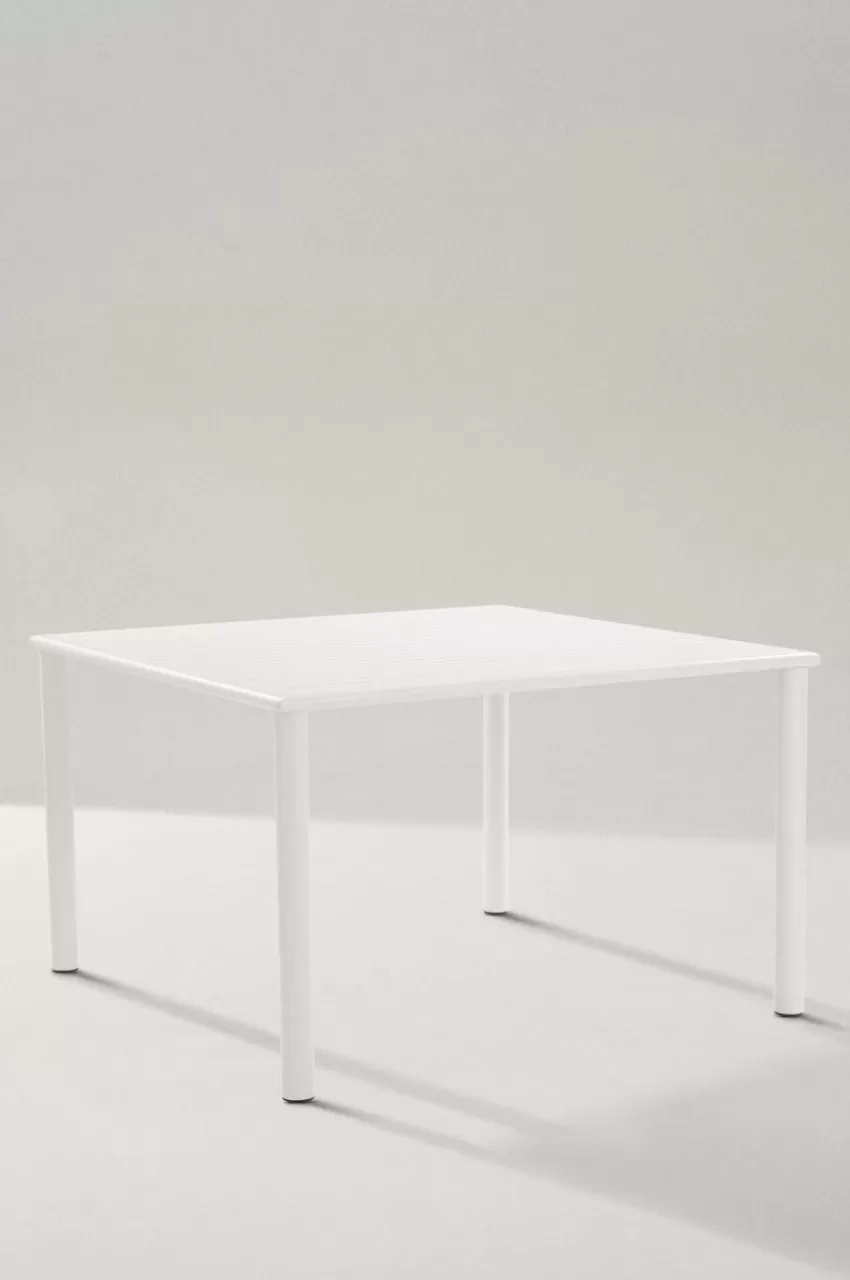 Utebord | Utemöbler*Jotex MENTON Matbord 120x120 Cm Vit