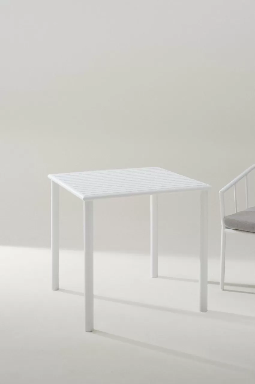 Utebord | Utemöbler*Jotex MENTON Matbord 75x75 Cm Vit