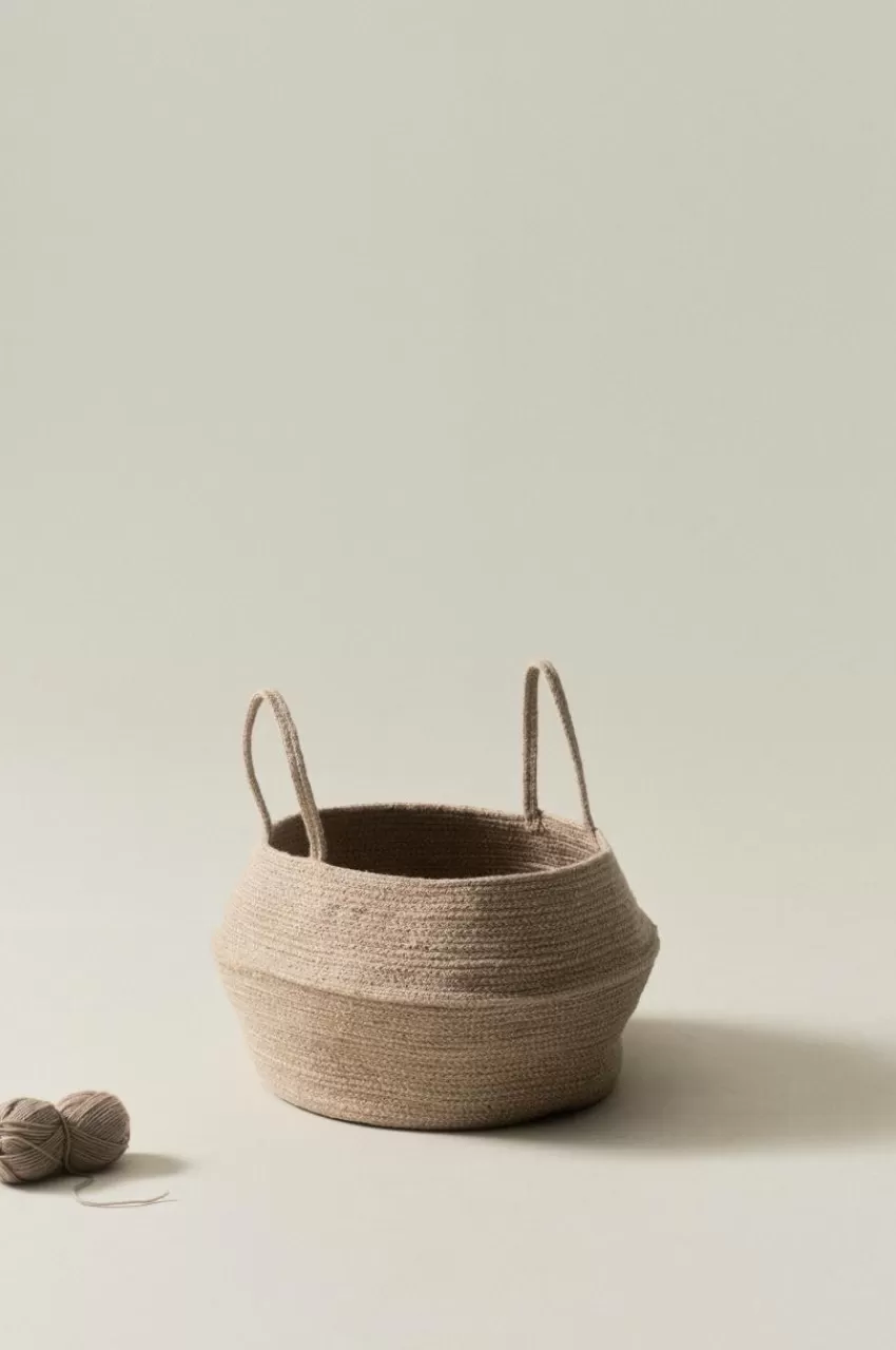 Förvaring*Jotex MILES Förvaringskorg ø 40 Cm Naturvit