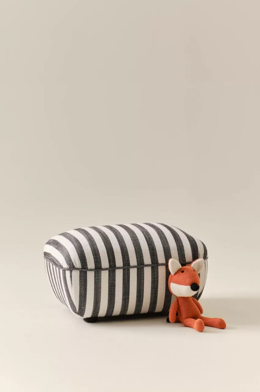 Barnmöbler | Barnmöbler Deal*Jotex MOLTON MINI Puff Barn Svart/vit