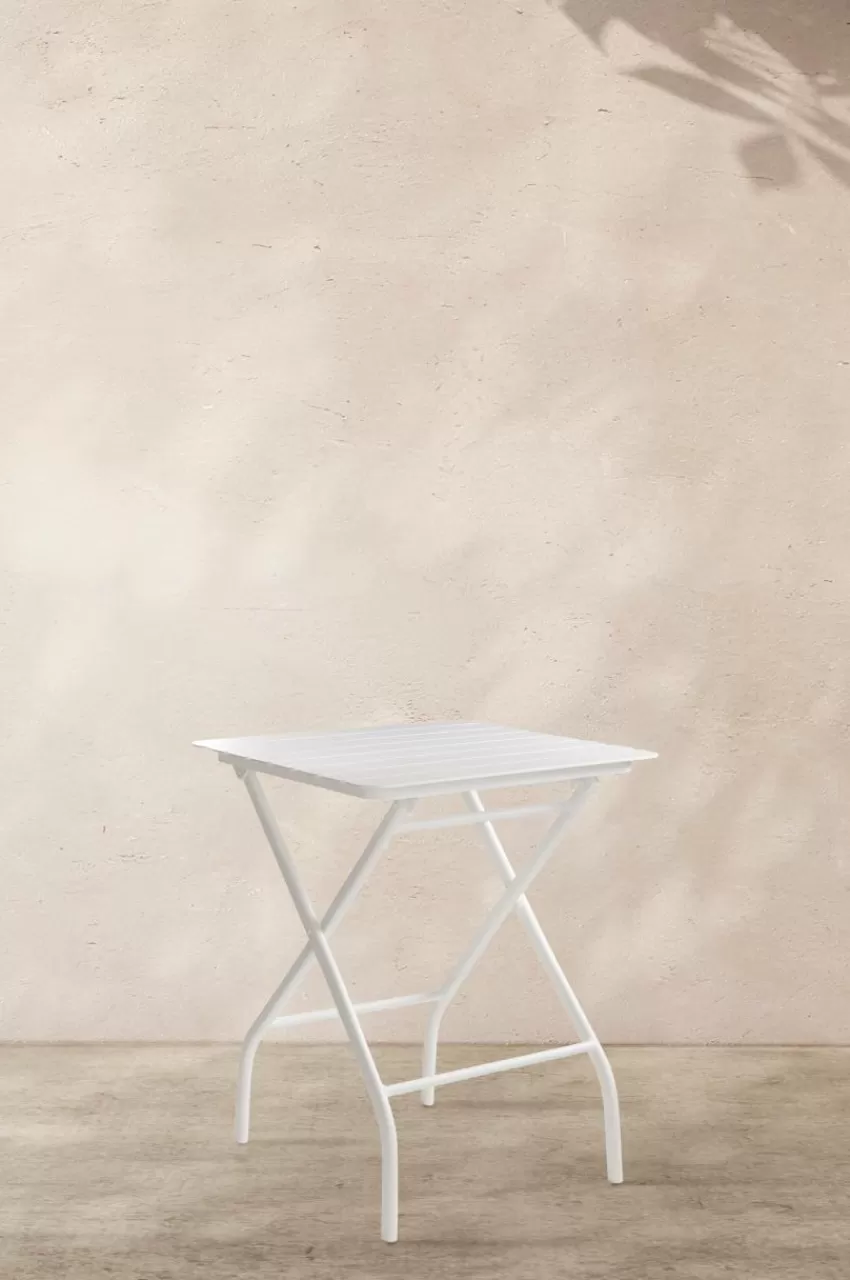 Utebord | Utemöbler*Jotex MONTMARTRE Cafébord 60x60 Cm Vit