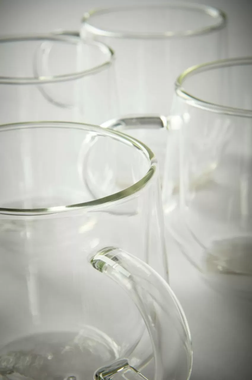 Koppar & Muggar*Jotex NAOMI Glasmugg Dubbelväggad 4-pack Transparent