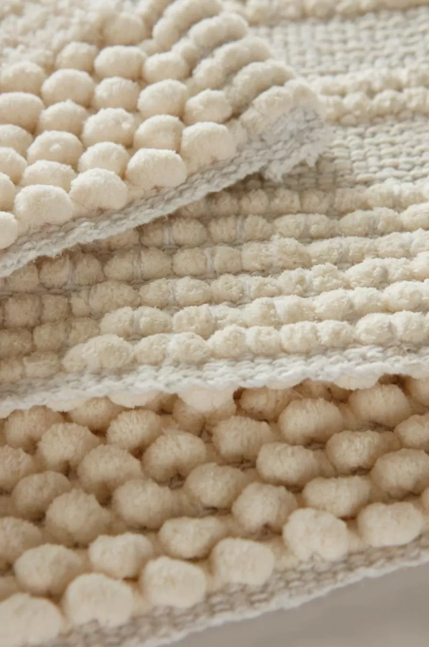 Badrumsmattor | Badrumsmattor*Jotex NEA Badrumsmatta 80x120 Cm Naturvit