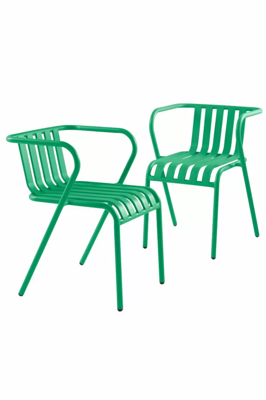 Utestolar & Utepallar | Utemöbler*Jotex NERJA Karmstol 2-pack Grön