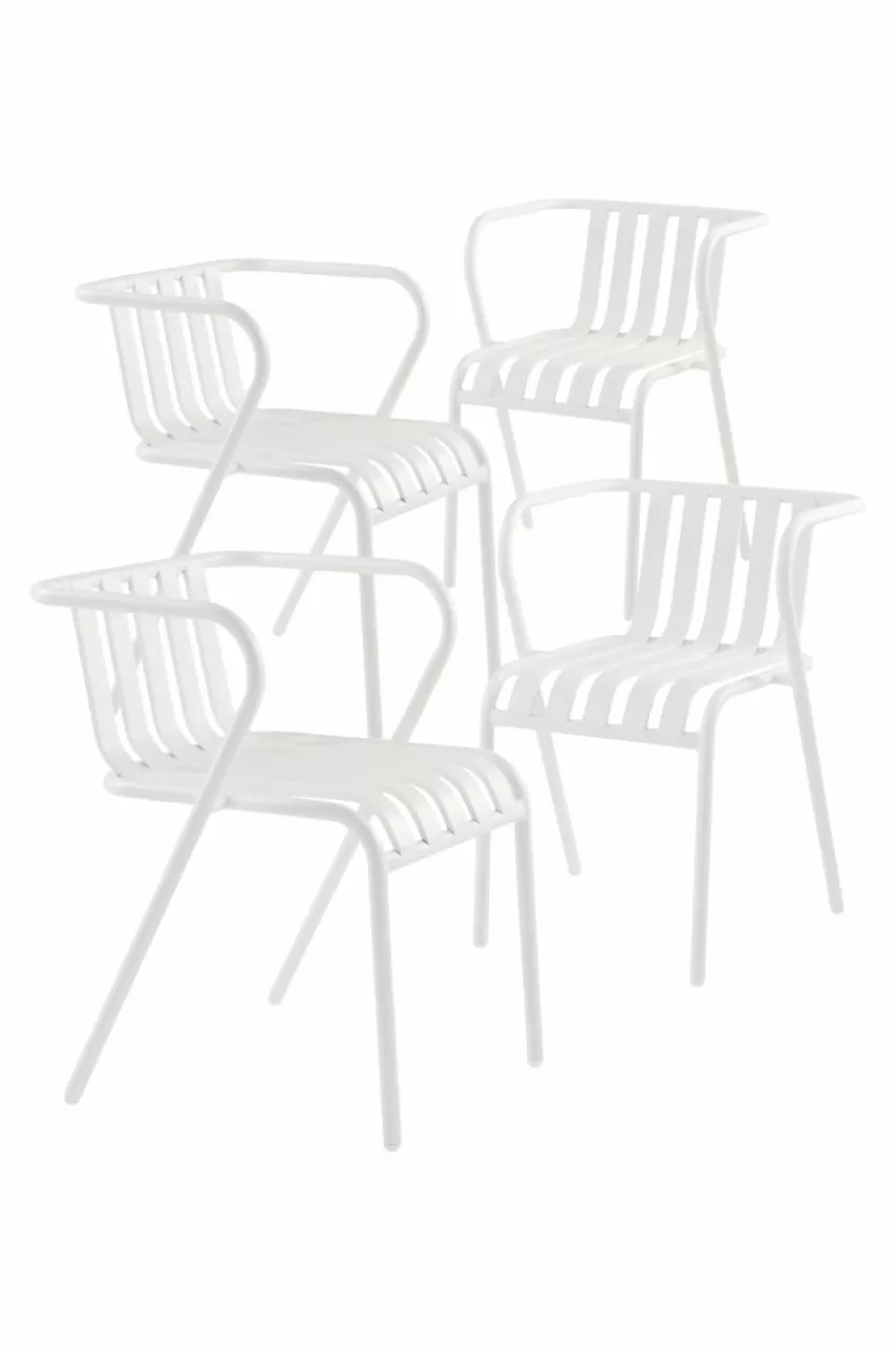 Utestolar & Utepallar | Utemöbler*Jotex NERJA Karmstol 4-pack Vit