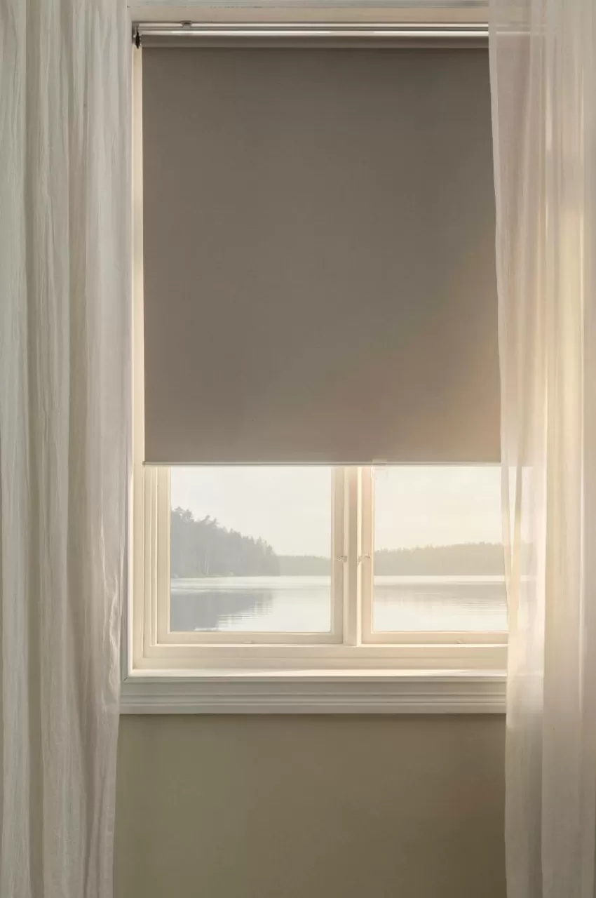 Mörkläggningsgardiner | Rullgardiner*Jotex NIKA Mörkläggande Rullgardin - Höjd 165 Cm Beige
