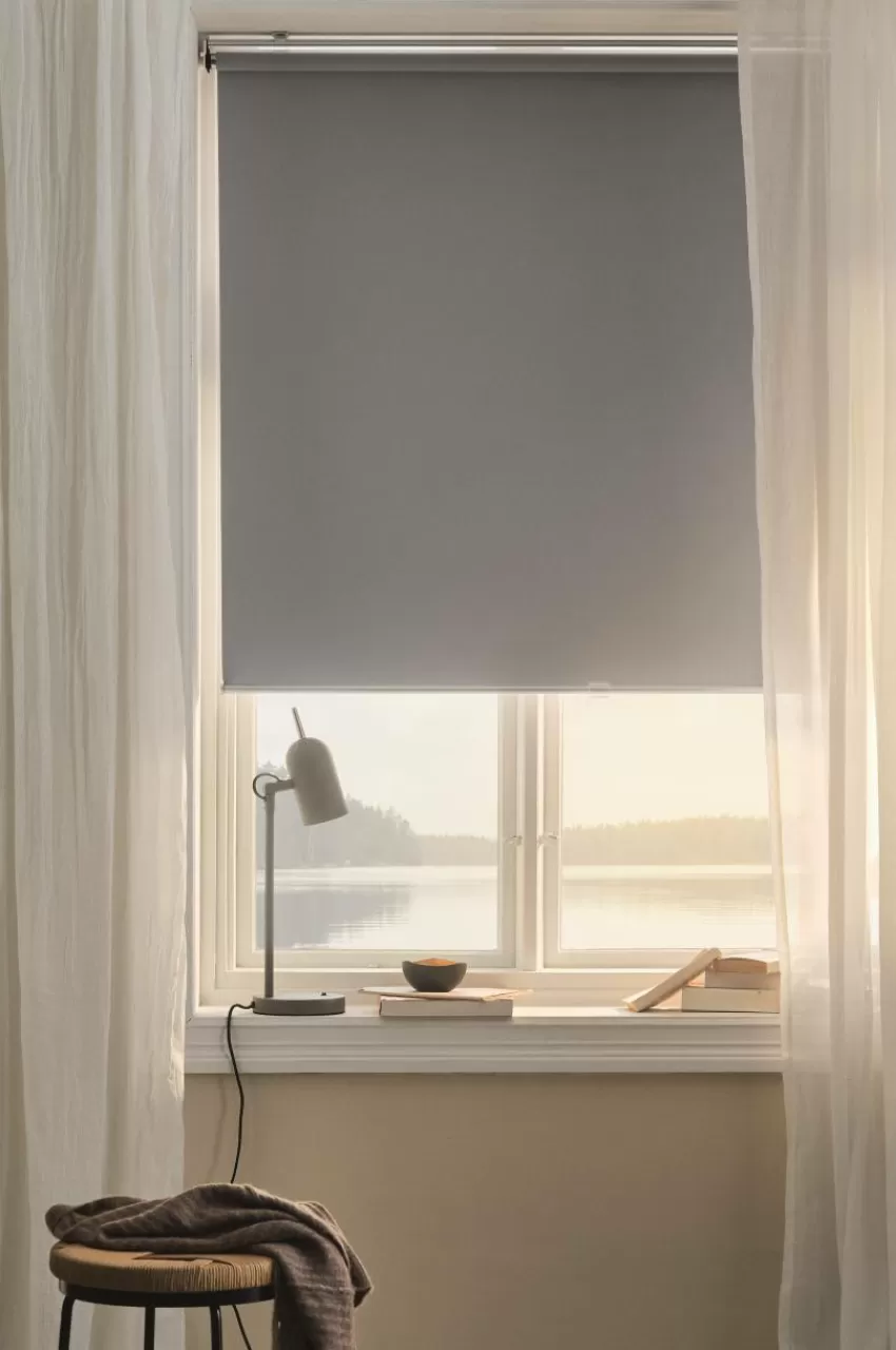Rullgardiner | Mörkläggningsgardiner*Jotex NIKA Mörkläggande Rullgardin - Höjd 210 Cm Grå