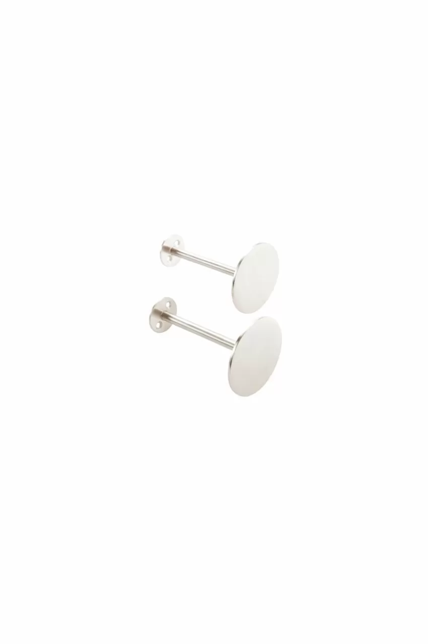 Gardinomtag*Jotex NOLIE Gardinomtag 2-pack Silver