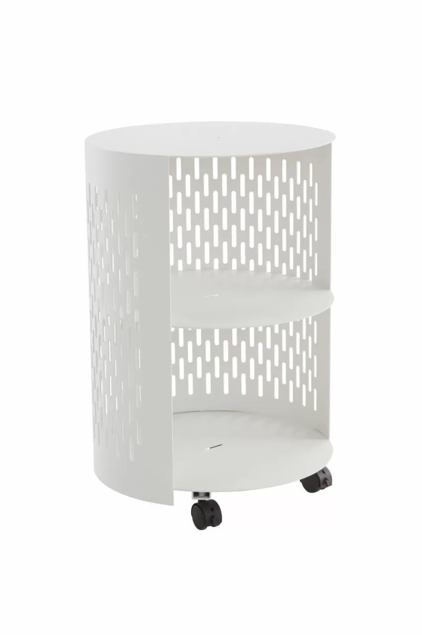 Utebord | Utemöbler*Jotex NÄS Sidobord ø 40 Cm Vit