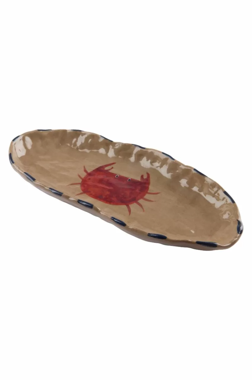 Brickor & Serveringsfat*Jotex OCEAN Serveringsfat 31x13 Cm Beige/multi