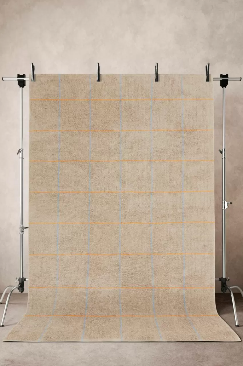 Bomulls- & Trasmattor*Jotex ODESSA Bomullsmatta 200x300 Cm Beige/gul/blå