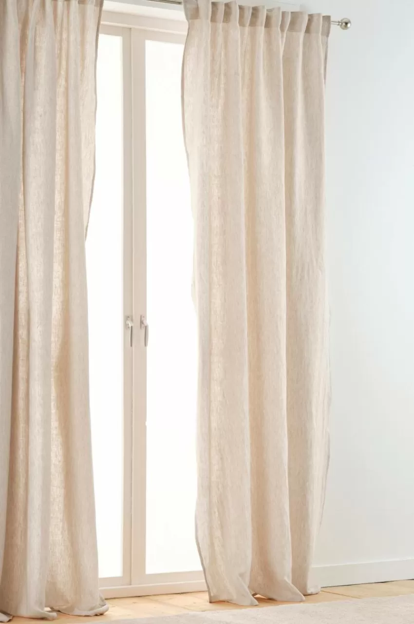 Linnegardiner | Multifunktionsgardiner*Jotex OLGA Linnegardin 2-pack Linnebeige