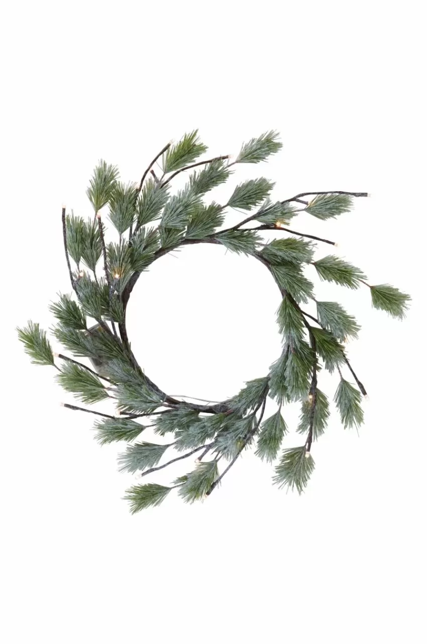 Julbelysning | Dekorativ Belysning*Jotex OPHELIA Krans LED Grön