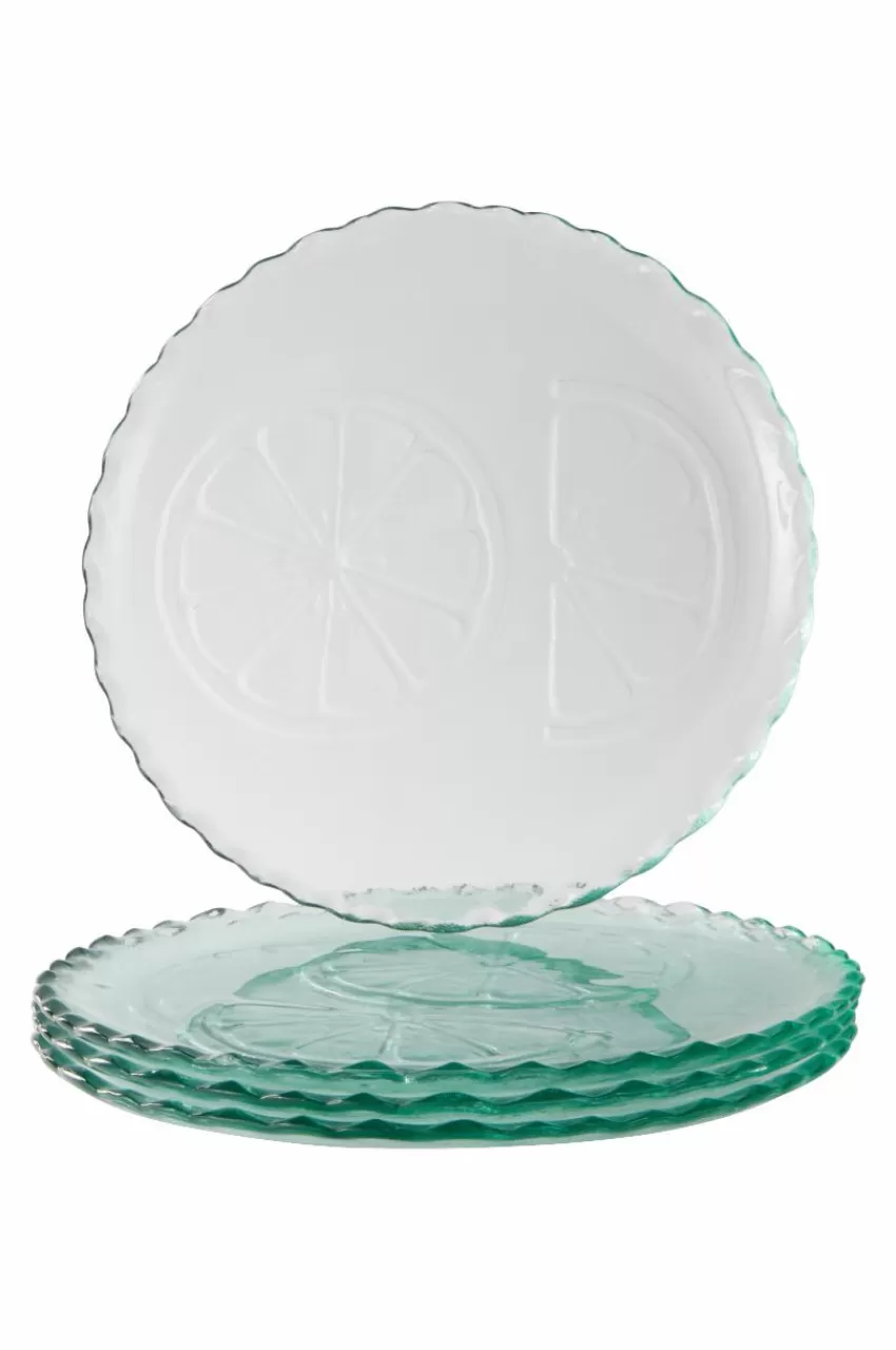 Tallrikar*Jotex ORANGINA Tallrik 4-pack ø 27 Cm Transparent