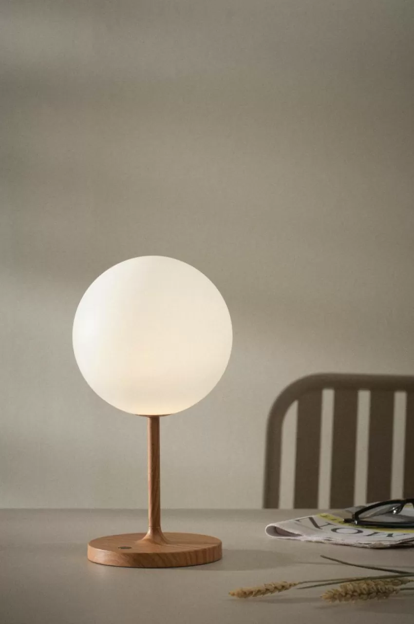 Bordslampor | Utebelysning*Jotex OSSA Portabel Lampa Träfärgad
