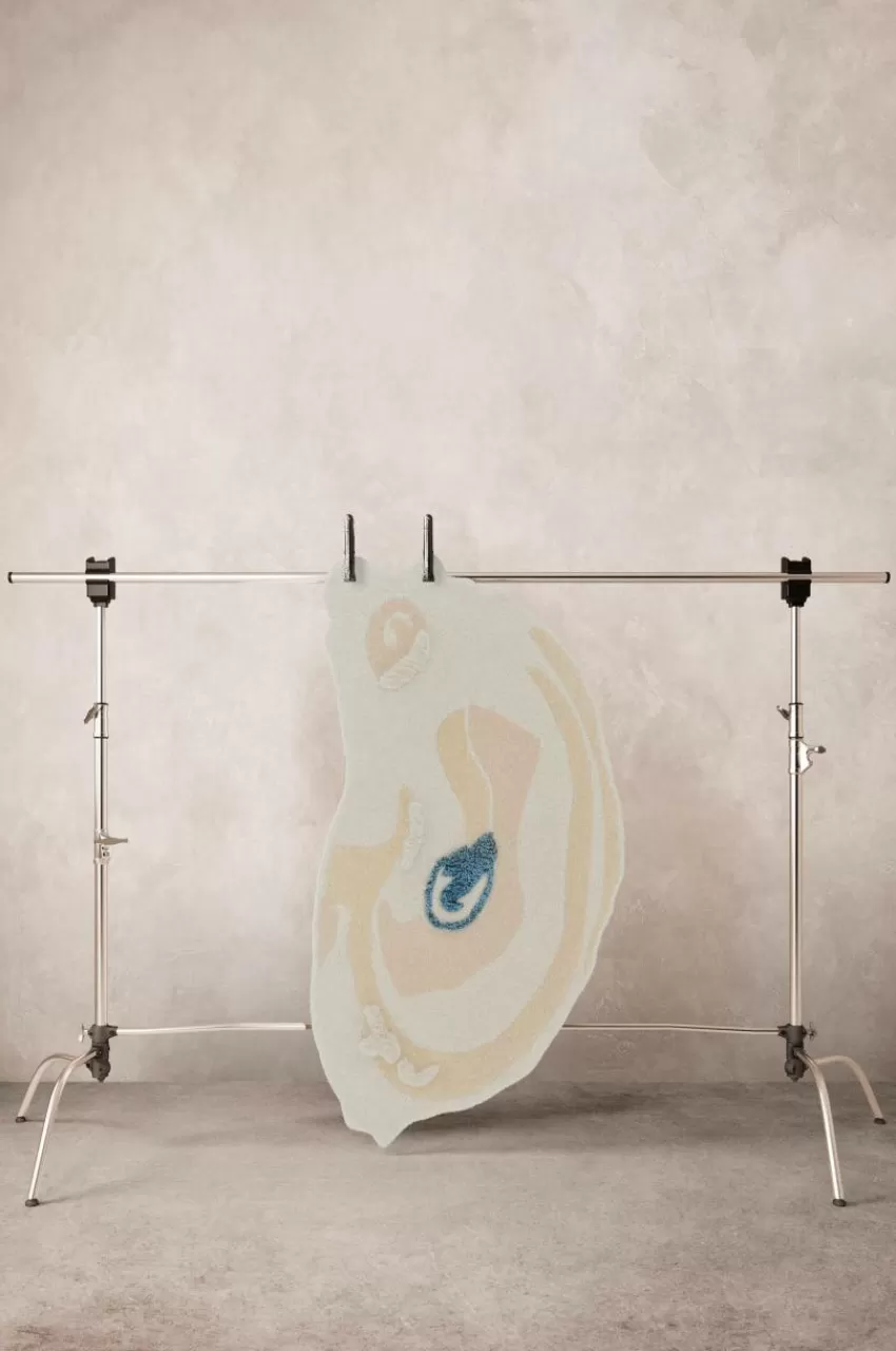Viskosmattor*Jotex OYSTER Viskosmatta 90x150 Cm Vit/beige