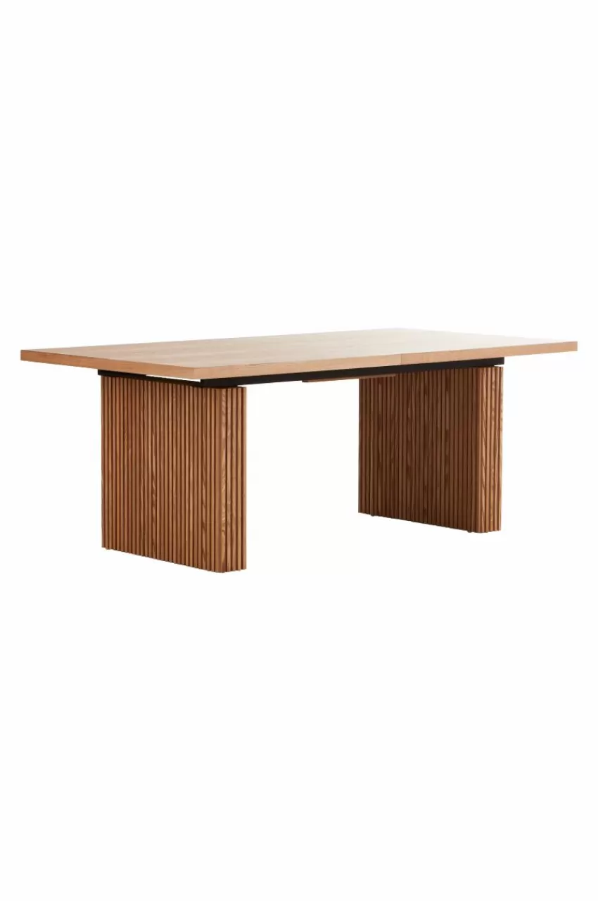 Bord*Jotex PALANZO Matbord Med Iläggsskiva 105x196+45 Cm Natur