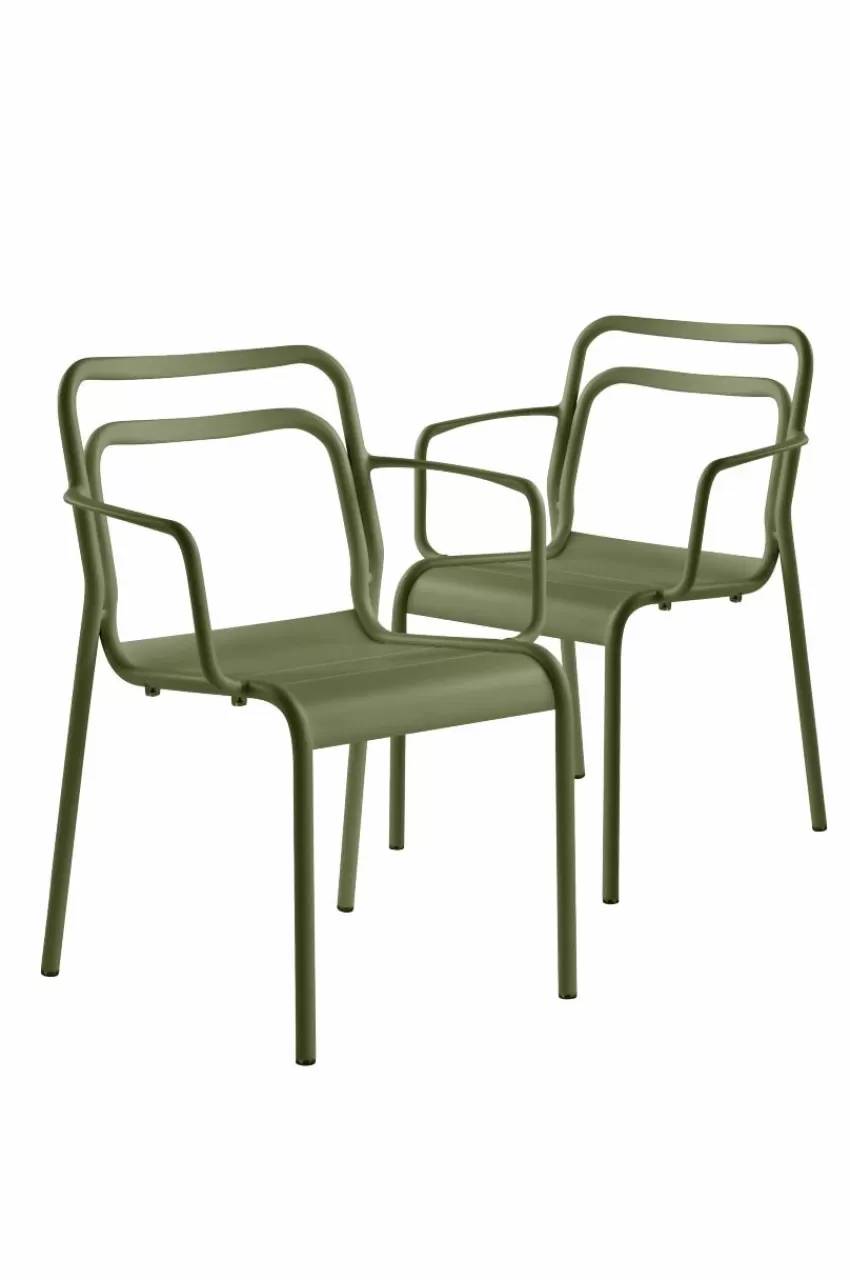 Utestolar & Utepallar | Utemöbler*Jotex PANTHEON Karmstol 2-pack Kaktus