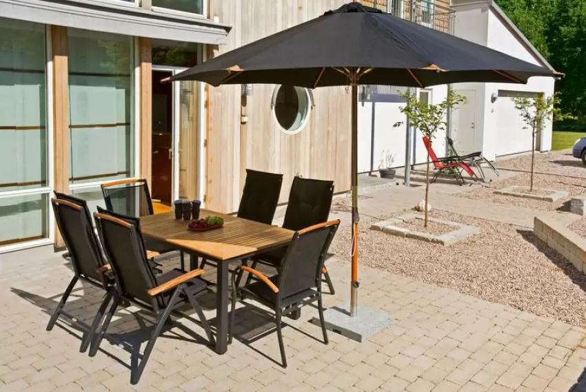Parasoller & Pergola | Utemöbler*Jotex PARASOLL 335 Cm Svart