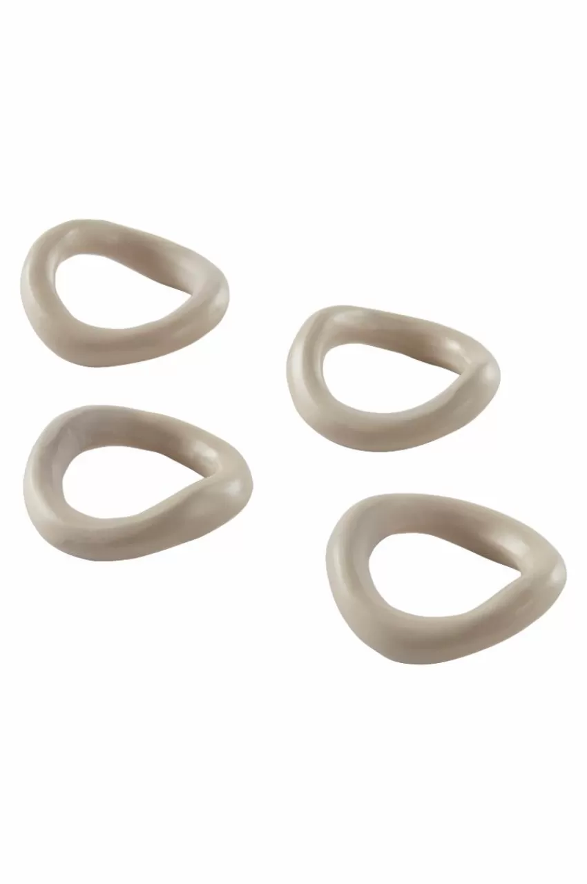 Kökstillbehör*Jotex PARKER Servettring 4-pack Beige