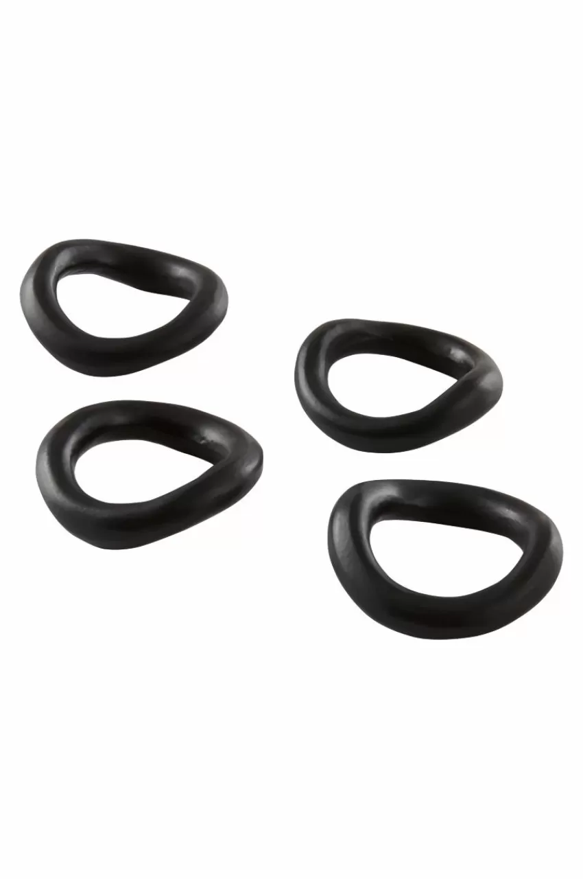 Kökstillbehör*Jotex PARKER Servettring 4-pack Svart