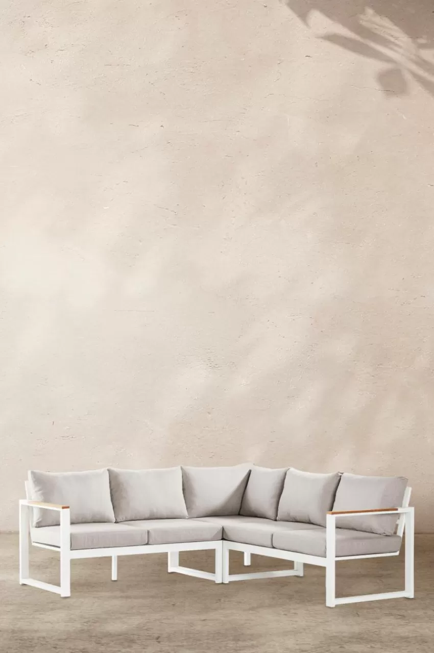 Utesoffor & Utebänkar | Utemöbler*Jotex PAROS Loungesoffa - 3 Delar Vit