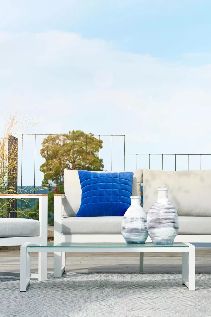 Utebord | Utemöbler*Jotex PAROS Soffbord 60x118 Cm Vit