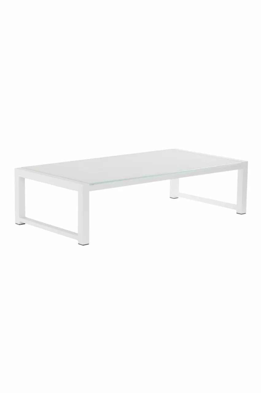 Utebord | Utemöbler*Jotex PAROS Soffbord 60x118 Cm Vit