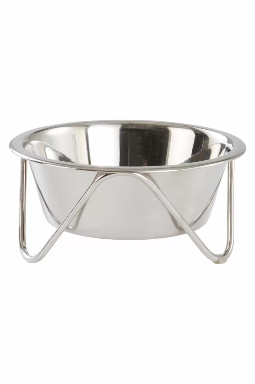 Djurtillbehör*Jotex PIXI Hundmatskål ø 21 Cm Silver