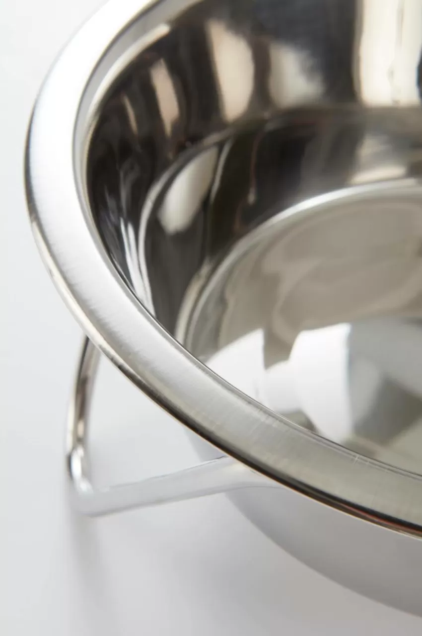 Djurtillbehör*Jotex PIXI Hundmatskål ø 21 Cm Silver