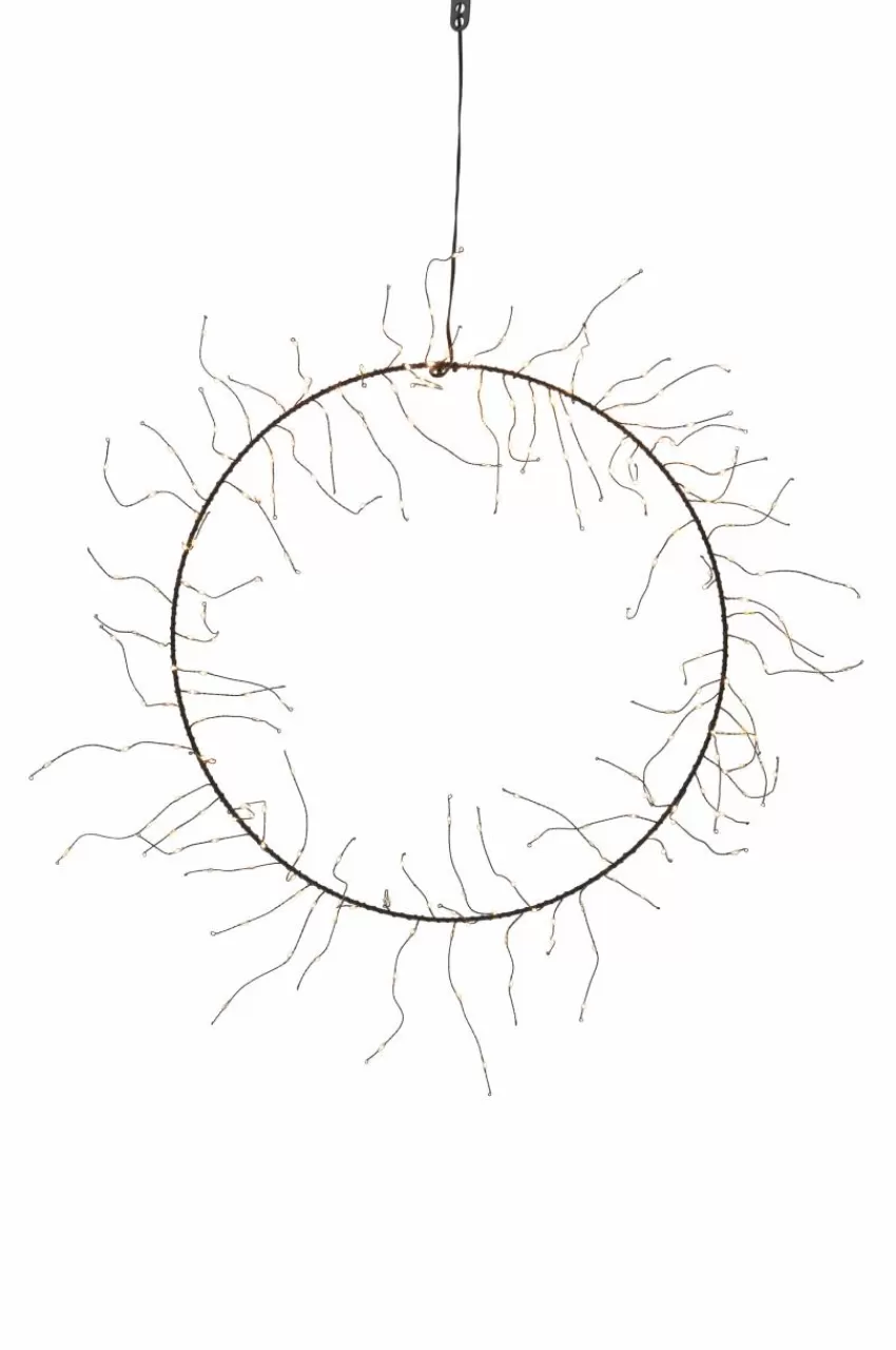 Julbelysning | Dekorativ Belysning*Jotex PORTIA LED Krans ø 40 Cm Svart