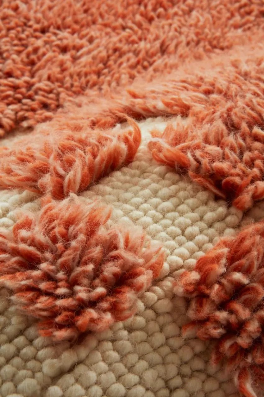Ullmattor*Jotex RAVA Ullmatta 200x300 Cm Orange/Naturvit