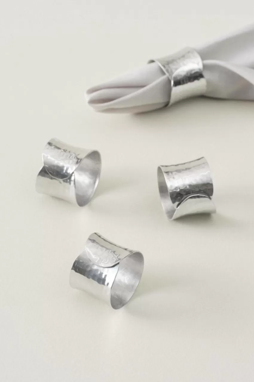 Kökstillbehör*Jotex REESE Servettring 4-pack Silver
