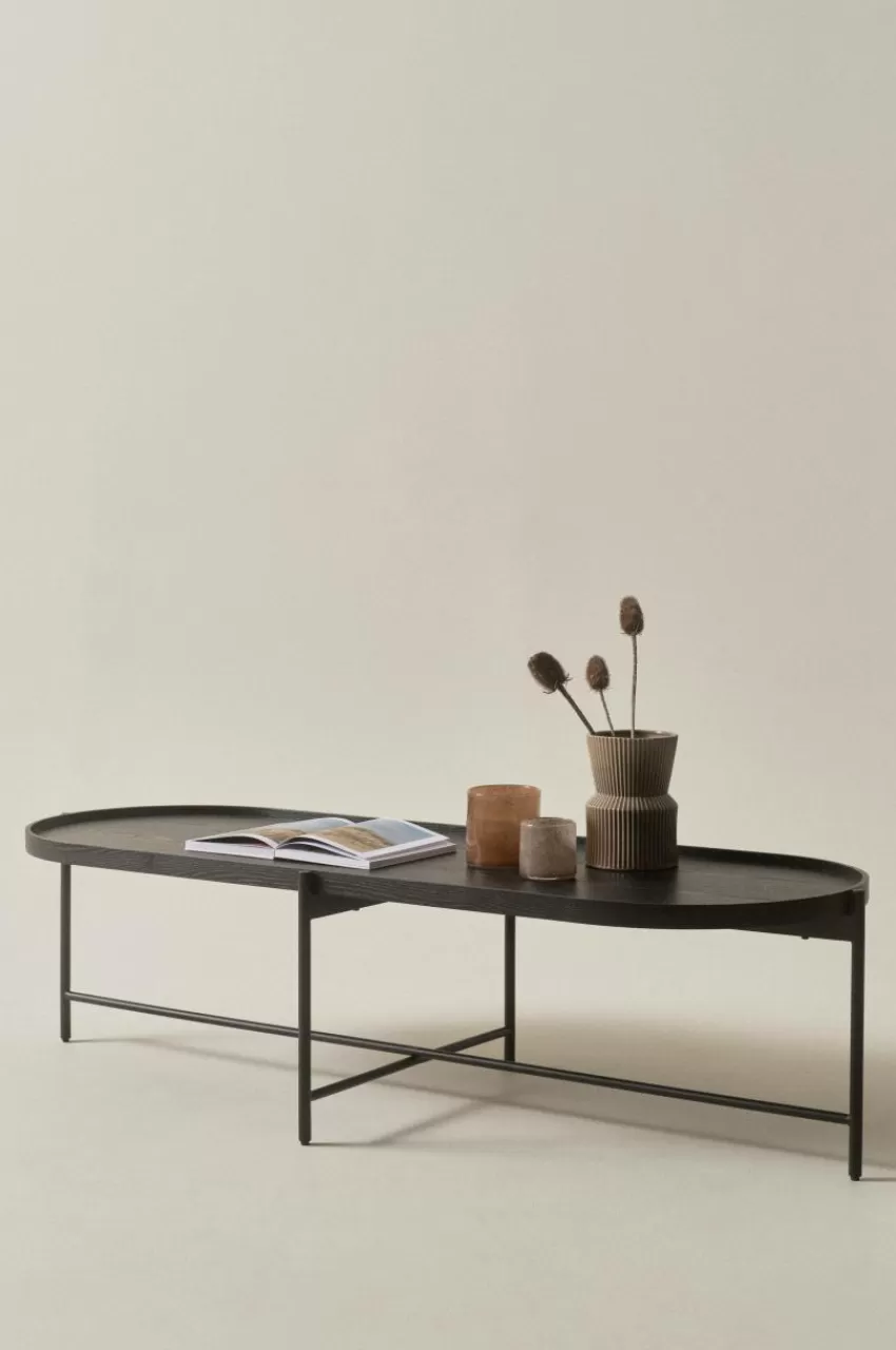 Bord*Jotex RENO Soffbord 60x160cm Svart ekfaner