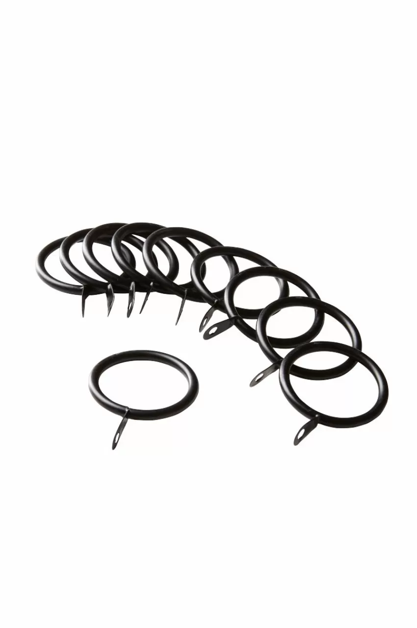 Gardintillbehör*Jotex RINGIS Gardinring 10-pack Svart