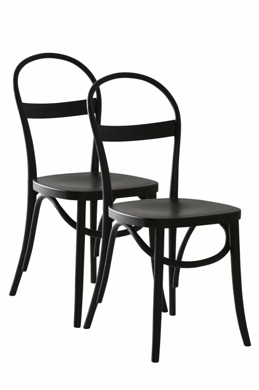 Stolar*Jotex RIPPATS Stol 2-pack Svart