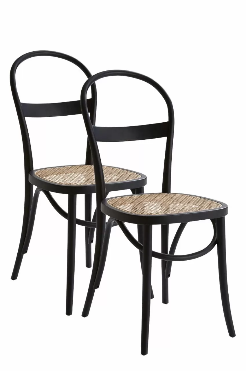 Stolar*Jotex RIPPATS Stol 2-pack Svart