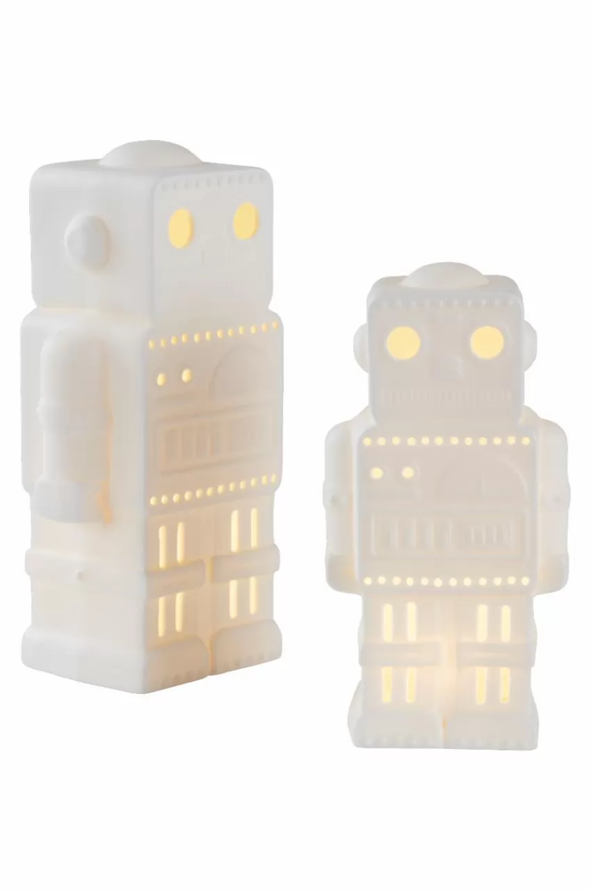 Barnlampor | Barnlampor*Jotex ROBICS Nattlampa/dekoration 2-pack Vit