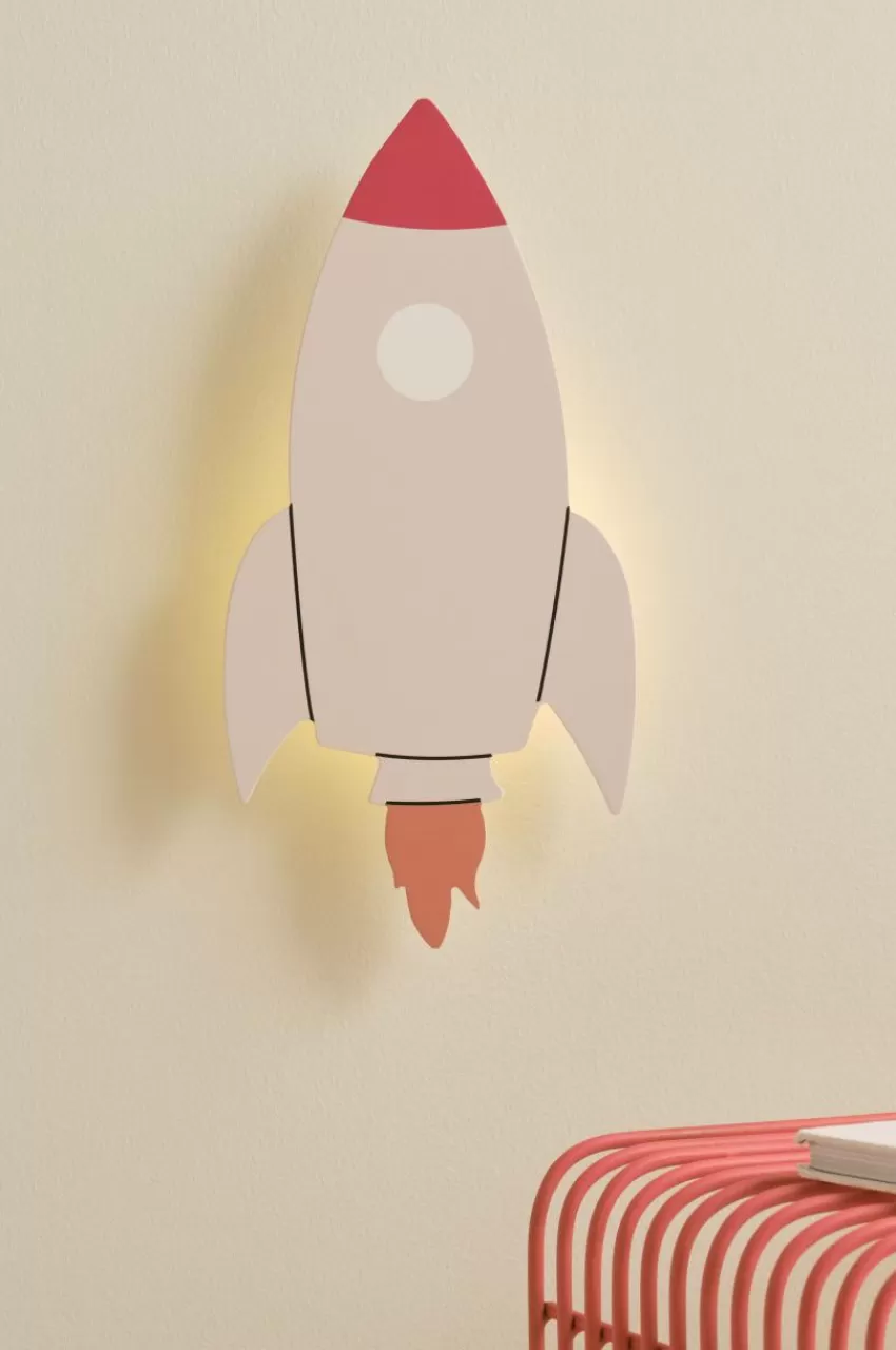 Barnlampor | Barnlampor*Jotex ROCKET Vägglampa Batteridriven LED Ljusgrå