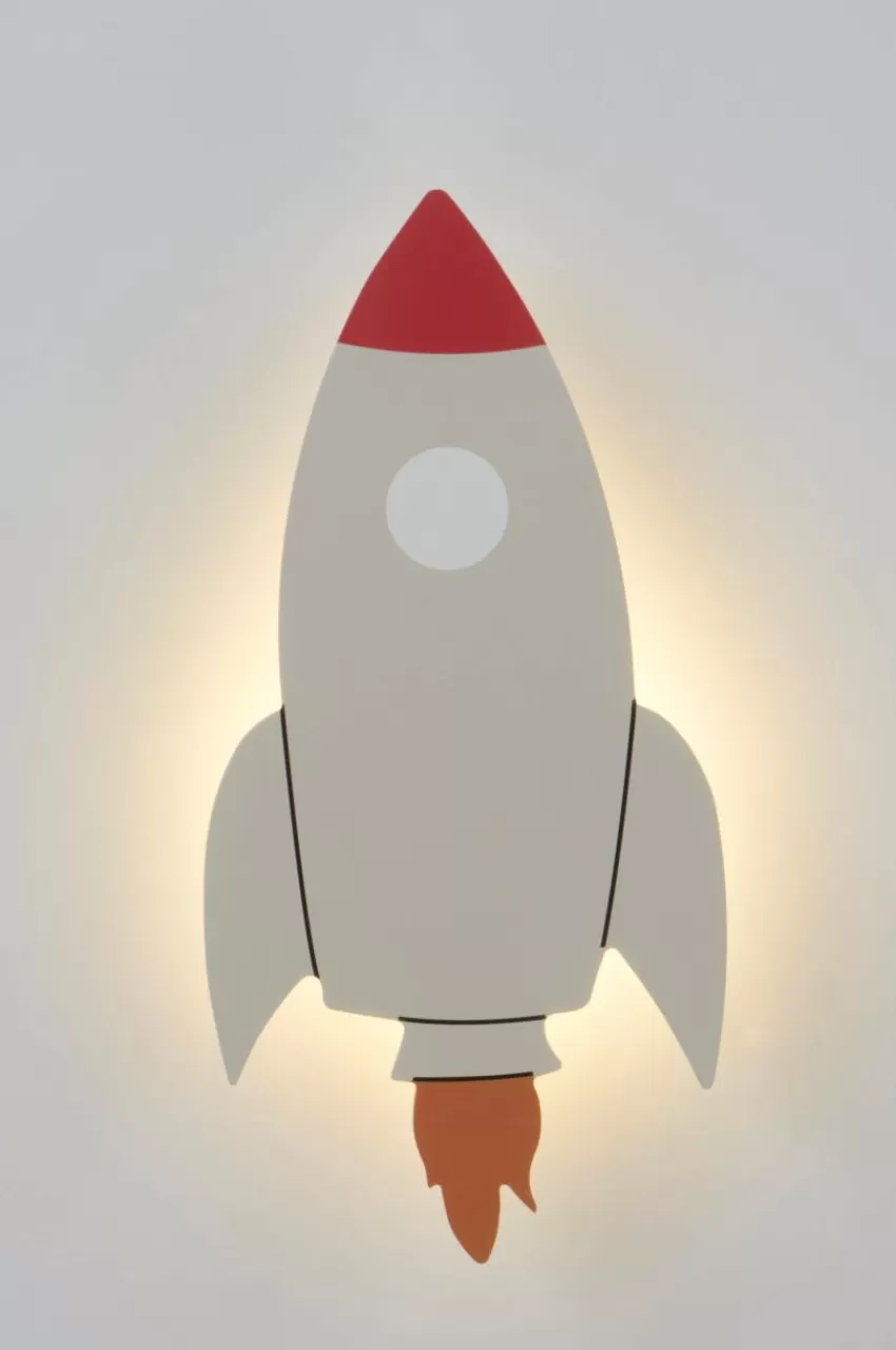 Barnlampor | Barnlampor*Jotex ROCKET Vägglampa Batteridriven LED Ljusgrå