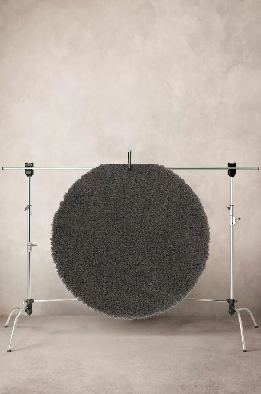 Lugg- & Ryamattor*Jotex ROMAN Luggmatta ø 120 Cm Svartbrun