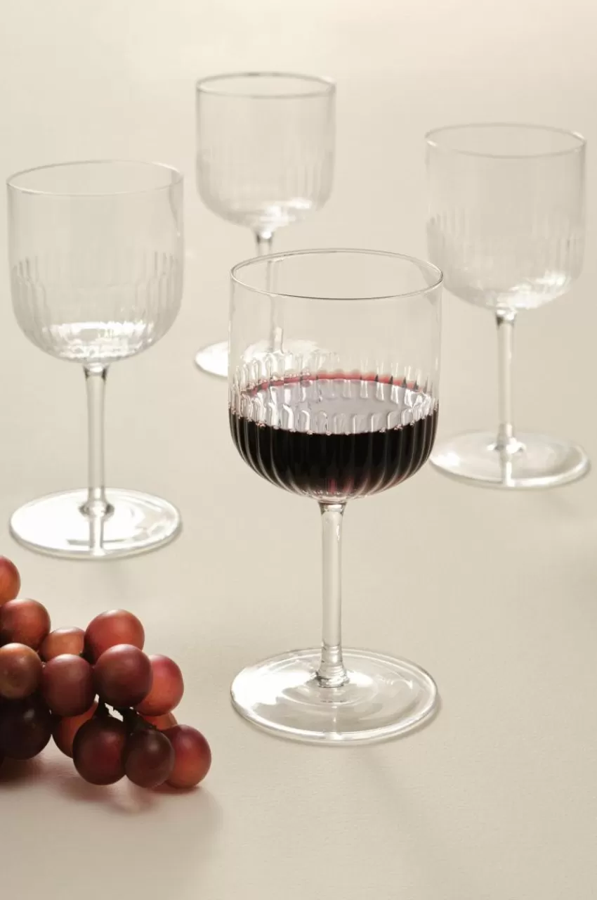 Juldukning | Glas*Jotex RONYA Rödvinsglas 4-pack Transparent