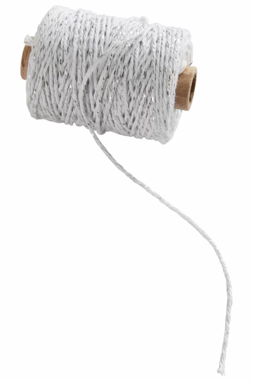 Presentpapper & Snöre | Juldekoration*Jotex ROSIE Dekorationssnöre - Längd 50 Meter Vit