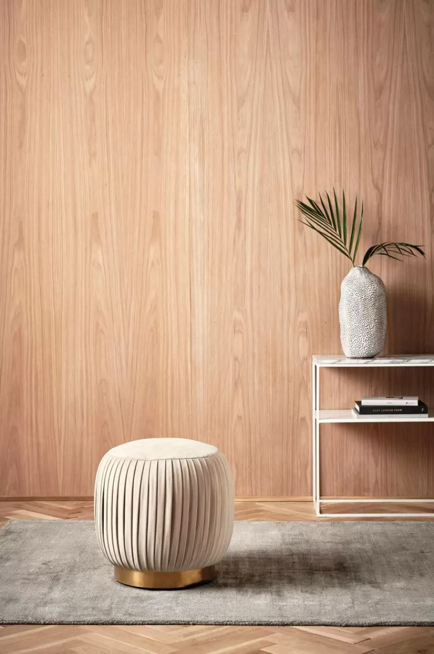 Sittpuffar*Jotex SACRAMENTO Sittpuff ø 42 Cm Ljusbeige