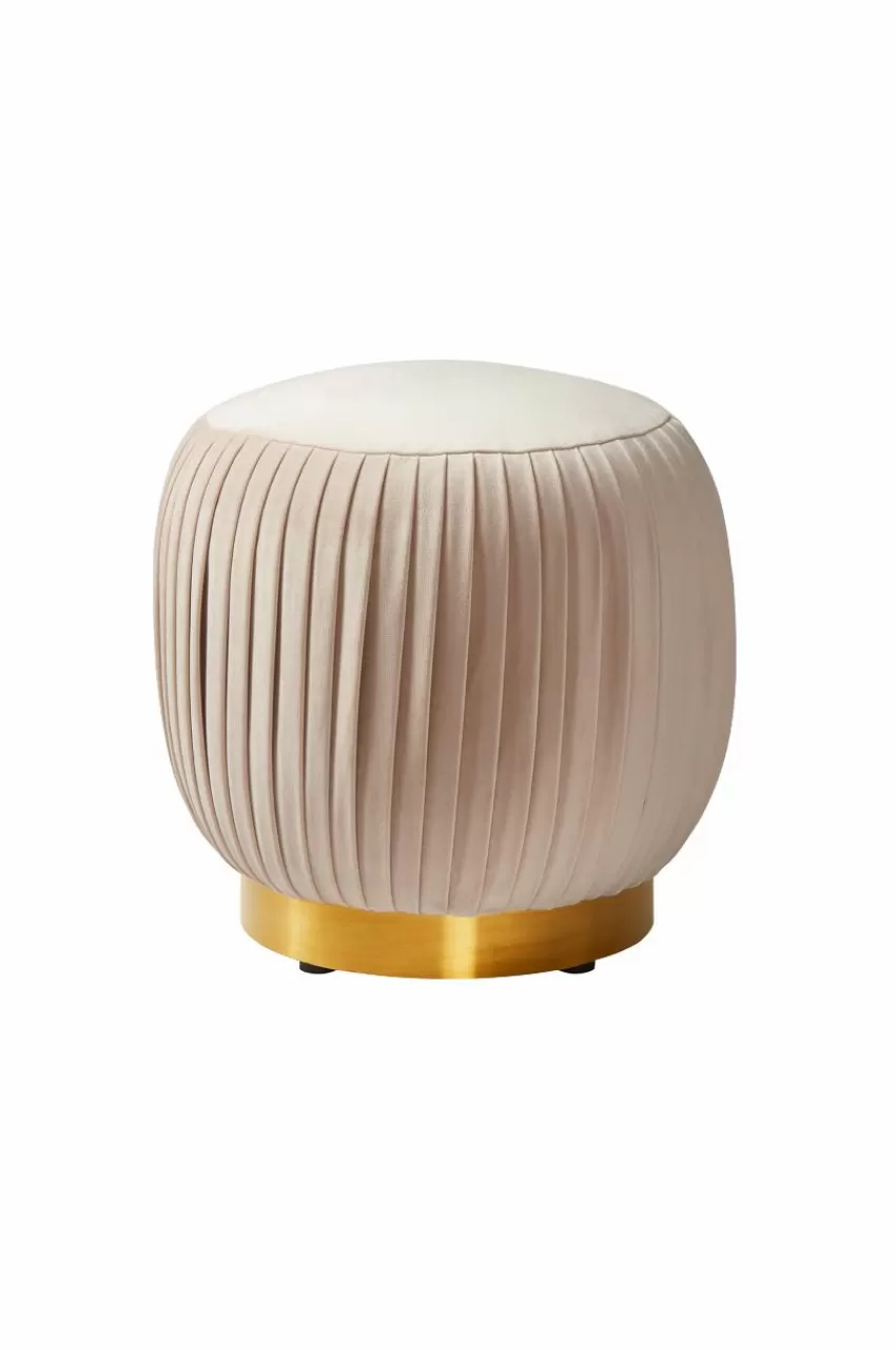 Sittpuffar*Jotex SACRAMENTO Sittpuff ø 42 Cm Ljusbeige