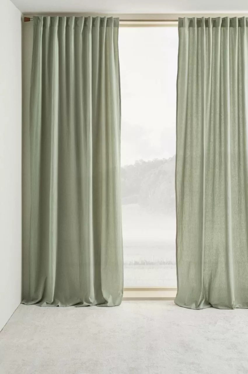 Julgardiner | Multifunktionsgardiner*Jotex SADIE Multifunktionsgardin 2-pack Salviagrön