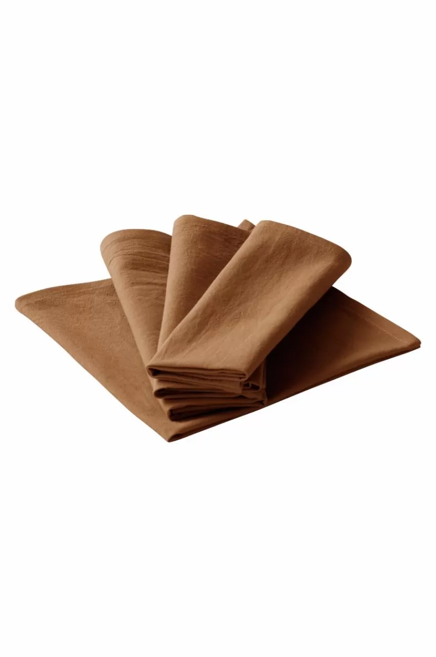 Servetter*Jotex SADIE Servett 4-pack Bränd orange