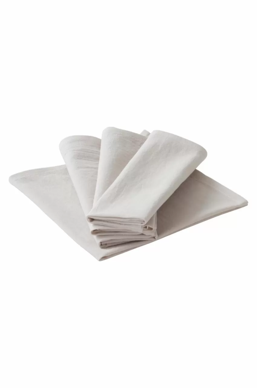 Servetter*Jotex SADIE Servett 4-pack Ljusgrå